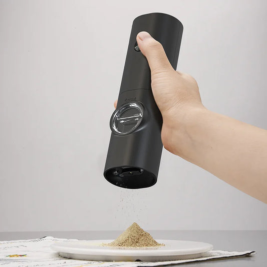 Electric Salt and Pepper Grinder Set