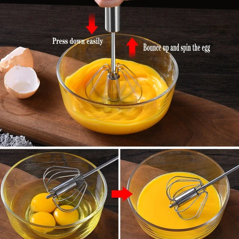 Semi-Automatic Egg Beater